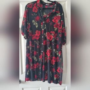 Ivy Rose Long Floral Blouse 🌹